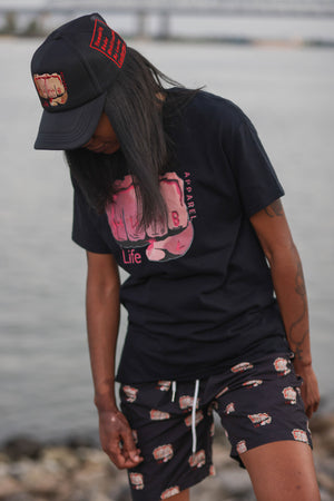 Open image in slideshow, Humble Fist Shorts &quot;Black&quot;
