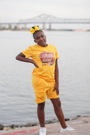 Humble Fitness Shorts Suit "Yellow"