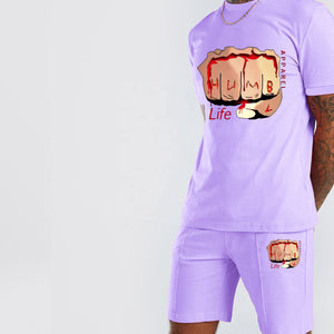 Open image in slideshow, Humble Fitness Shorts Suit &quot;Lavander&quot;
